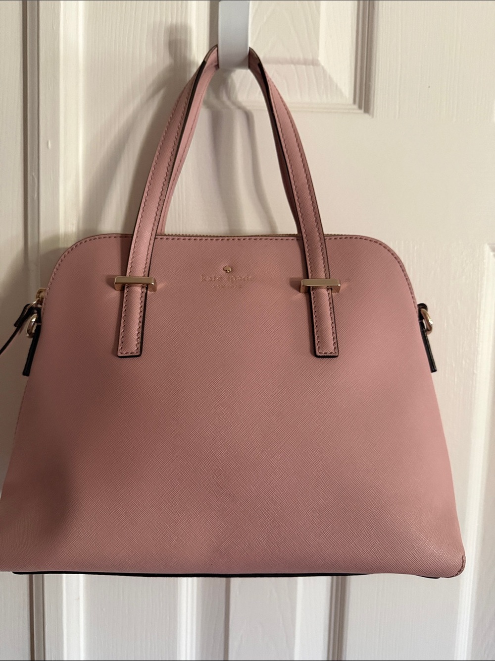 kate spade Lavender Dome Satchel with Gold Hardware